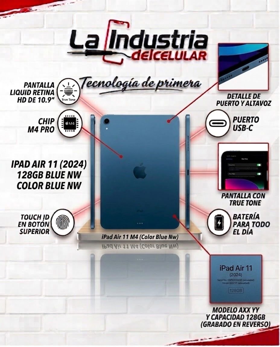 Apple iPad Air 11 M4 Blue · 128GB