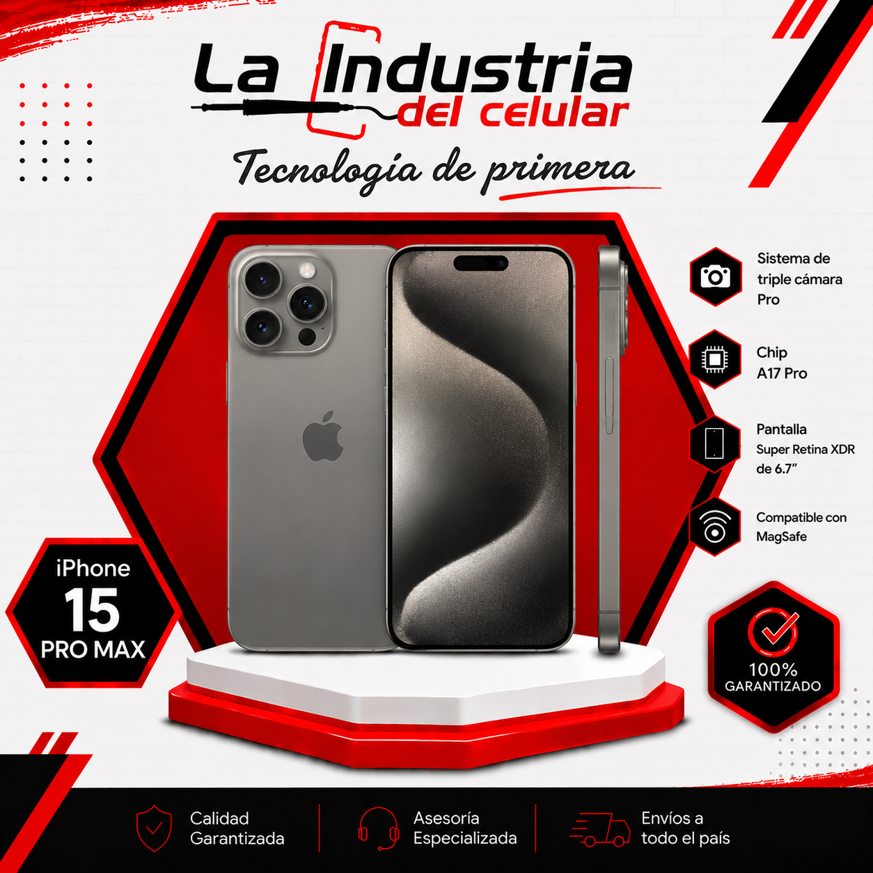 Apple iPhone 15 Pro Max Negro · 1TB